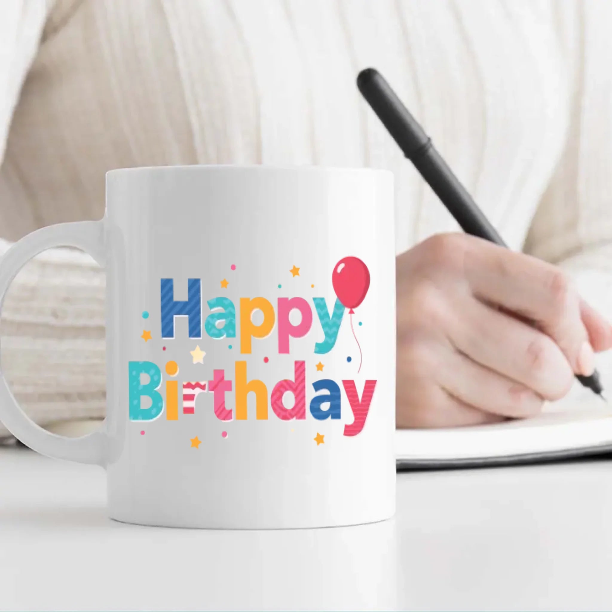 Luxury Personalized Birthday Mug – Elegant Custom Gift with Name - 89Prints