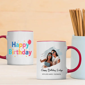 Luxury Personalized Birthday Mug – Elegant Custom Gift with Name - 89Prints