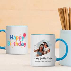 Luxury Personalized Birthday Mug – Elegant Custom Gift with Name - 89Prints