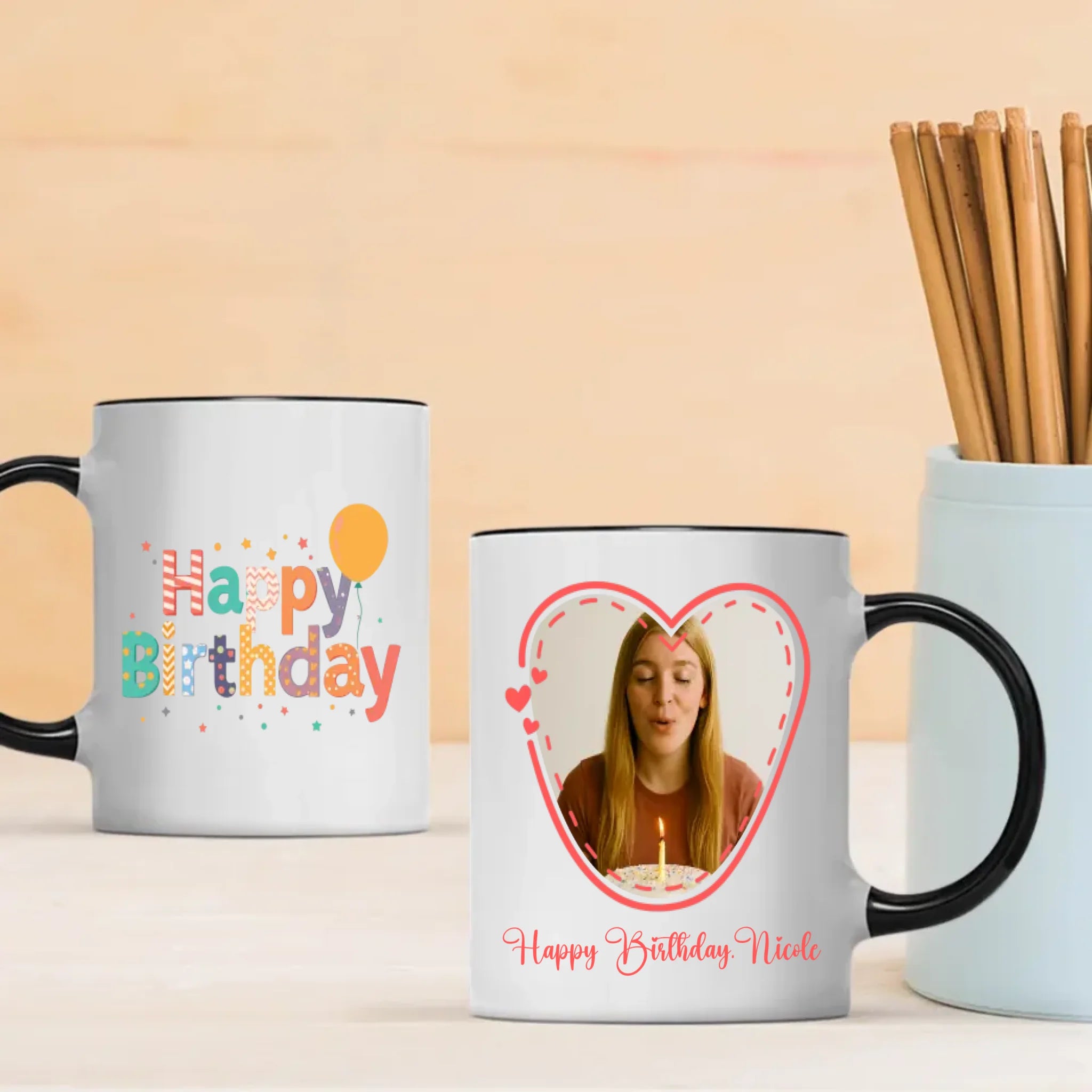 Customized Birthday Mug with Unique Design - 89Prints