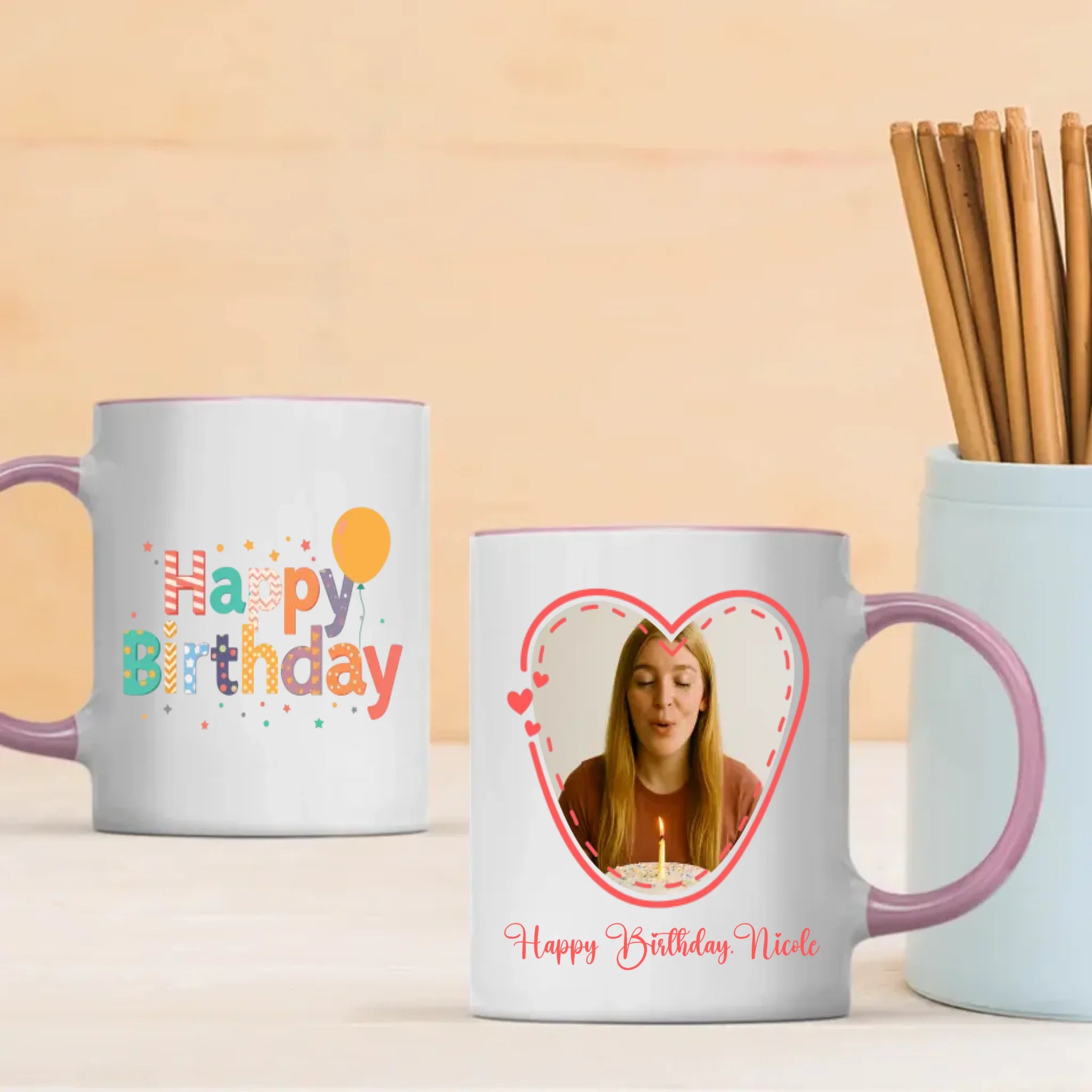 Customized Birthday Mug with Unique Design - 89Prints