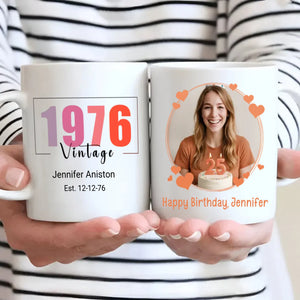 1976 Themed Birthday Mug – Personalized Retro Gift – 89Prints