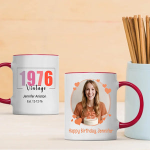 1976 Themed Birthday Mug – Personalized Retro Gift – 89Prints