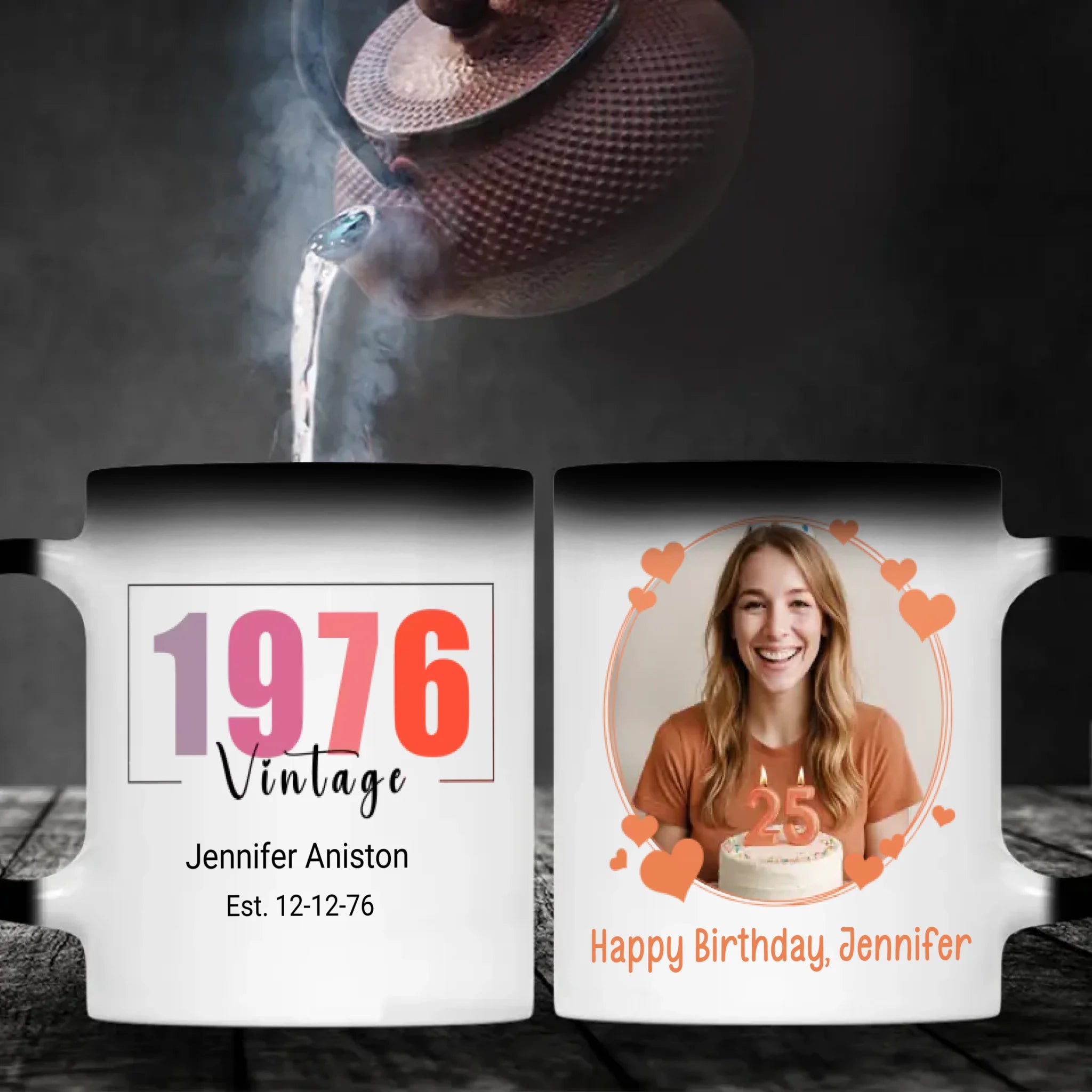 1976 Themed Birthday Mug – Personalized Retro Gift – 89Prints