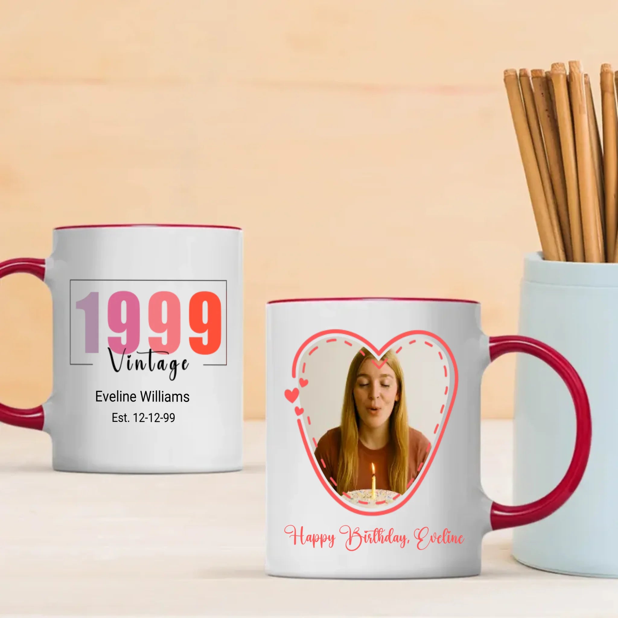 Happy Birthday Mug – Special Gift for 1999 Born - 89Prints