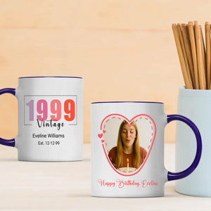 Happy Birthday Mug – Special Gift for 1999 Born - 89Prints