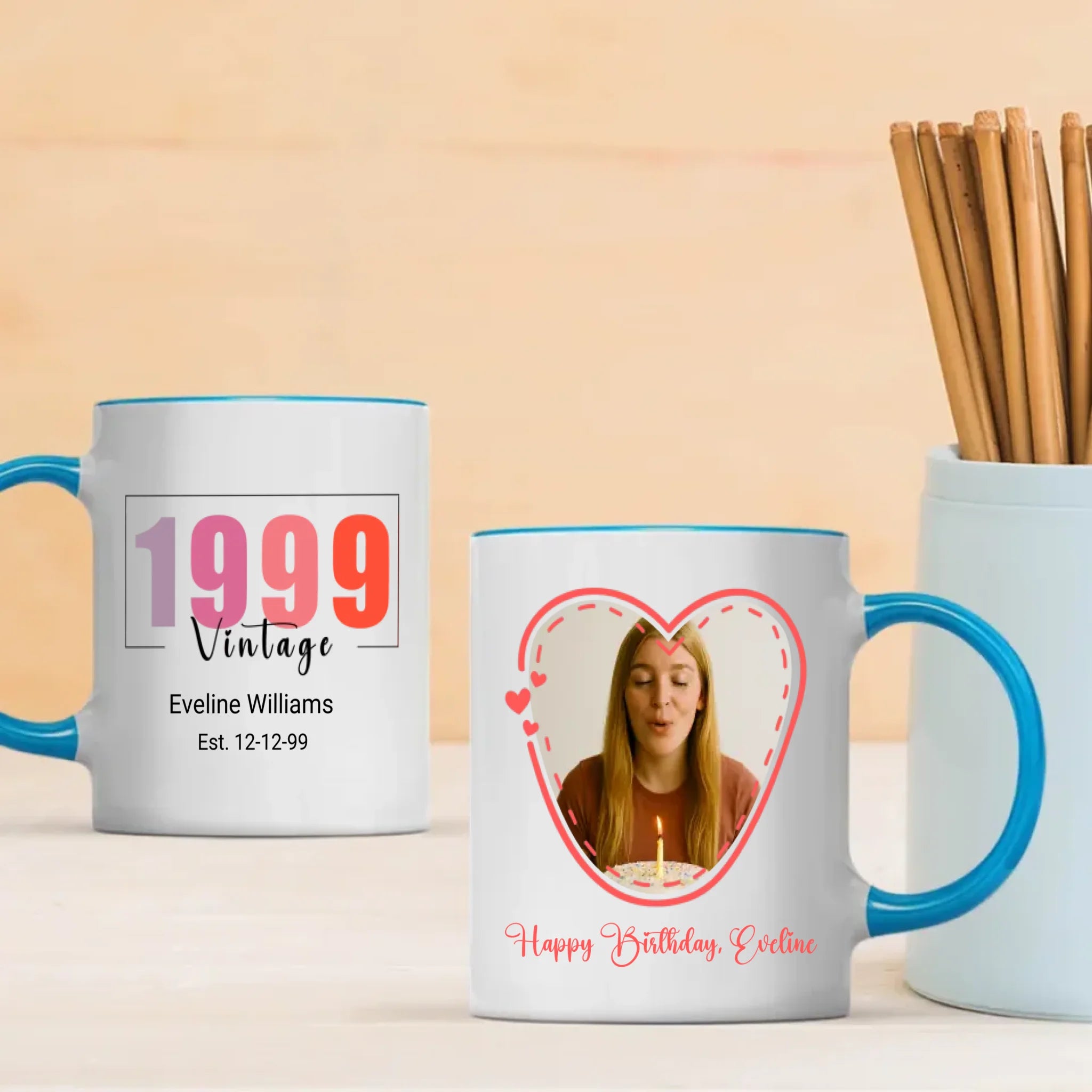 Happy Birthday Mug – Special Gift for 1999 Born - 89Prints