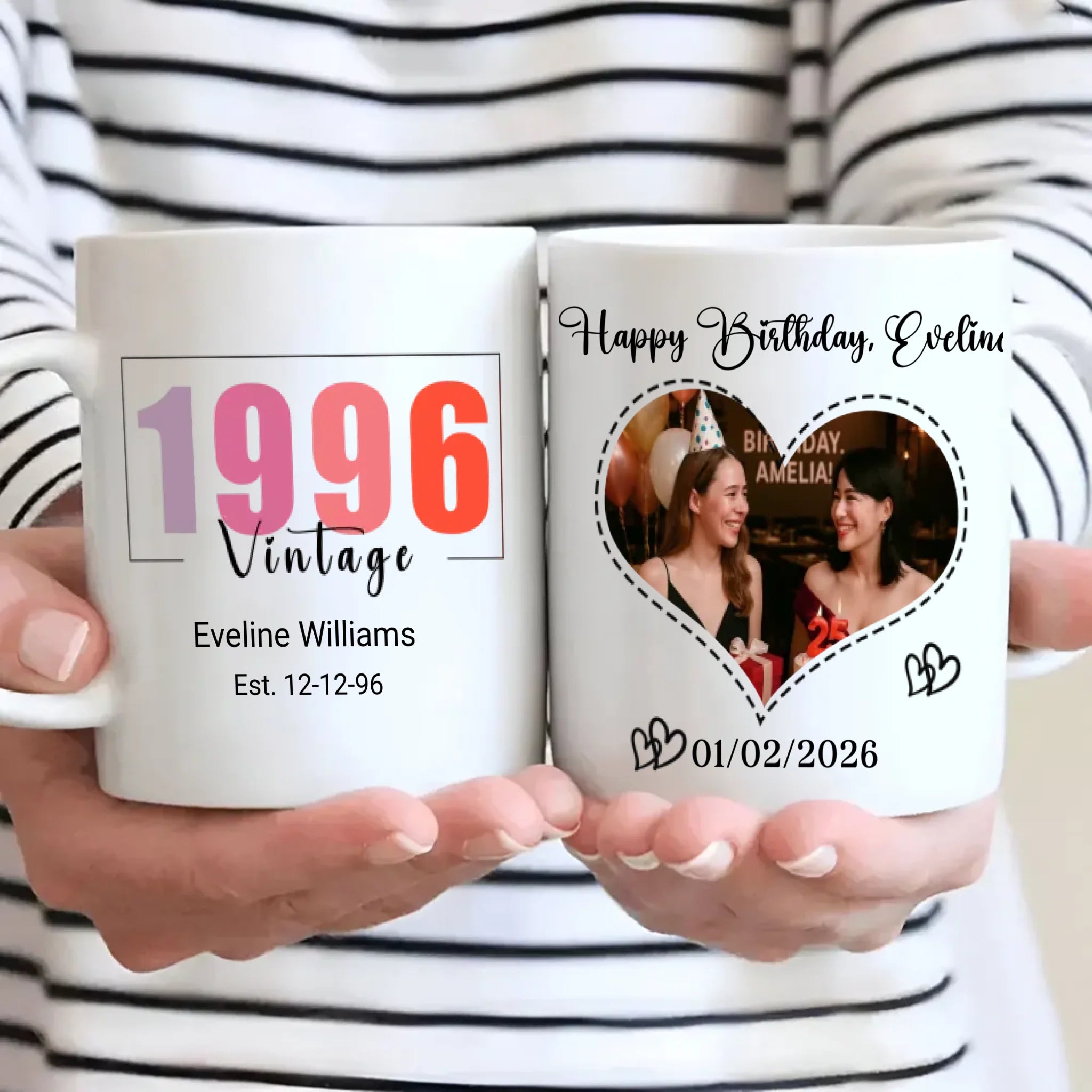 Happy Birthday Mug – Thoughtful Gift for 1996 Born - 89Prints