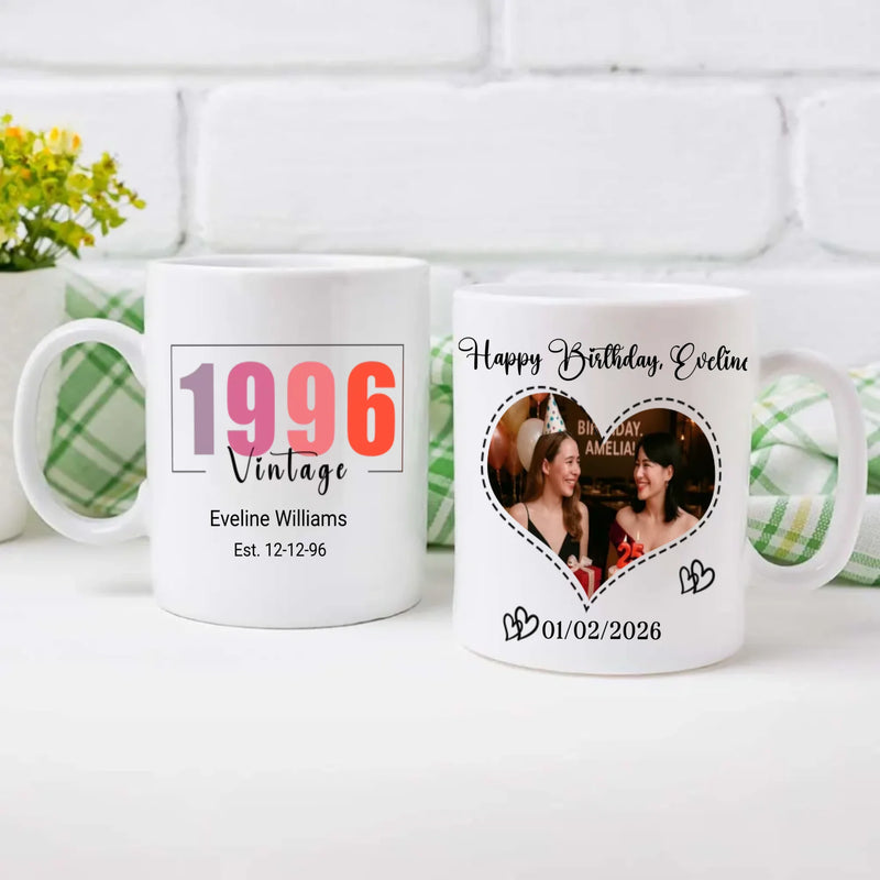 Happy Birthday Mug – Thoughtful Gift for 1996 Born - 89Prints