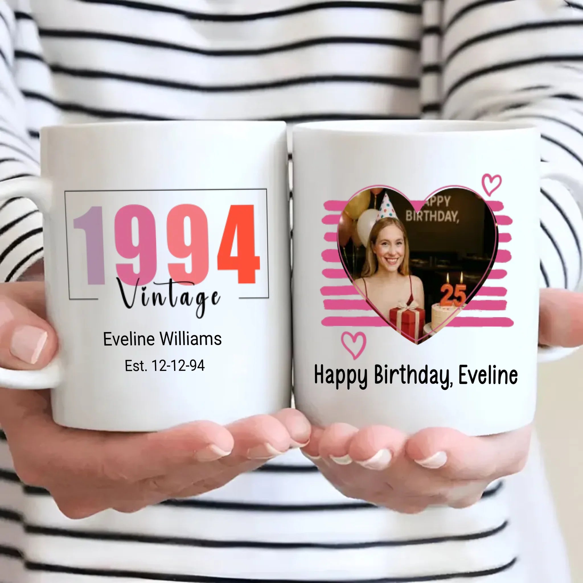 Happy Birthday Mug – Personalized Keepsake for 1994 Birthdays - 89Prints