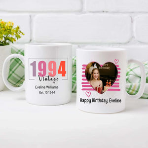 Happy Birthday Mug – Personalized Keepsake for 1994 Birthdays - 89Prints