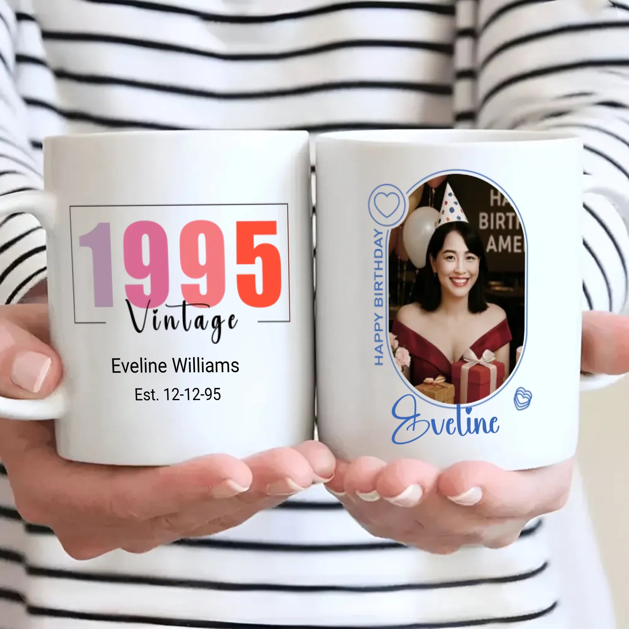 Happy Birthday Mug – Perfect Gift for 1995 Birth Year - 89Prints