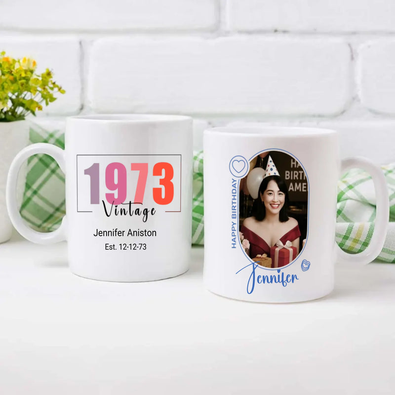 Classic 1973 Mug – Vintage & Timeless Birthday Gift for Him or Her – Personalized Collectible - 89Prints