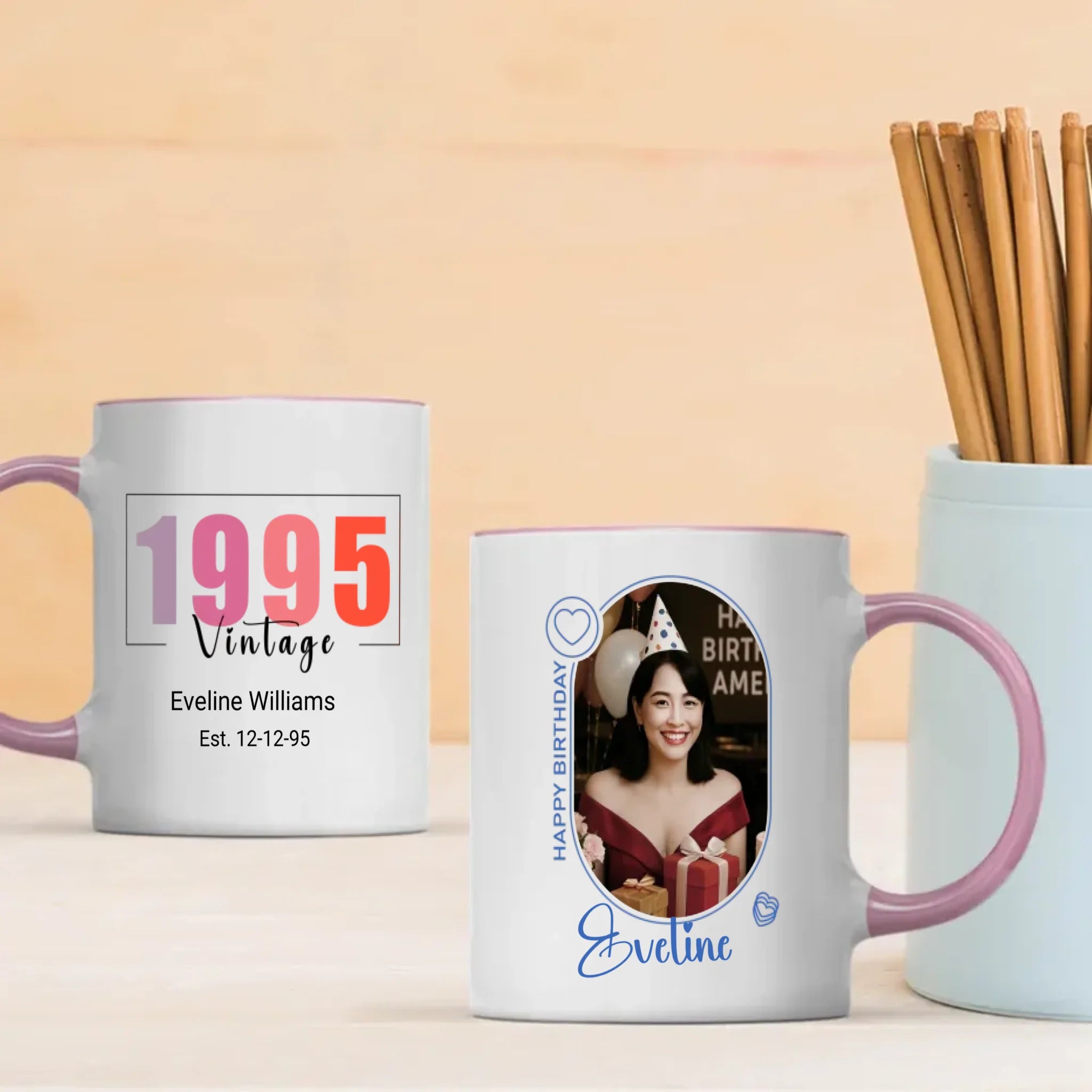 Happy Birthday Mug – Perfect Gift for 1995 Birth Year - 89Prints