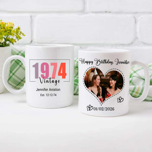 Born in 1974 Mug – Classic Vintage Birthday Gift for Him – 89Prints