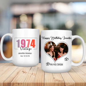 Born in 1974 Mug – Classic Vintage Birthday Gift for Him – 89Prints