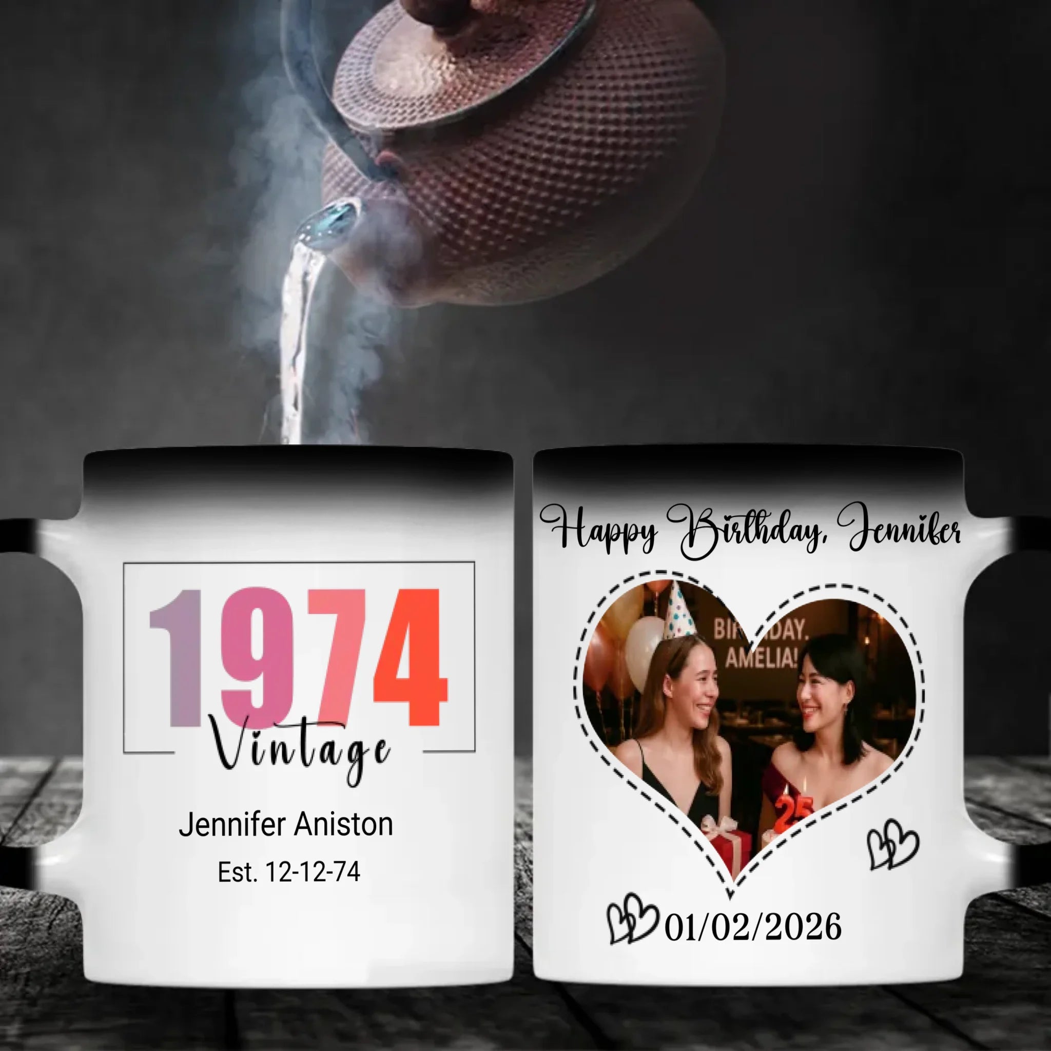 Born in 1974 Mug – Classic Vintage Birthday Gift for Him – 89Prints