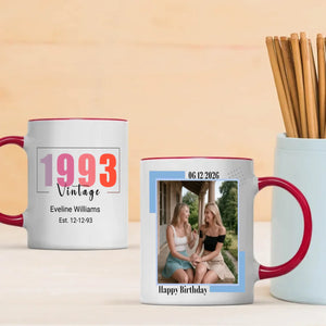 Happy Birthday Mug – Fun & Custom Gift for 1993 Born - 89Prints
