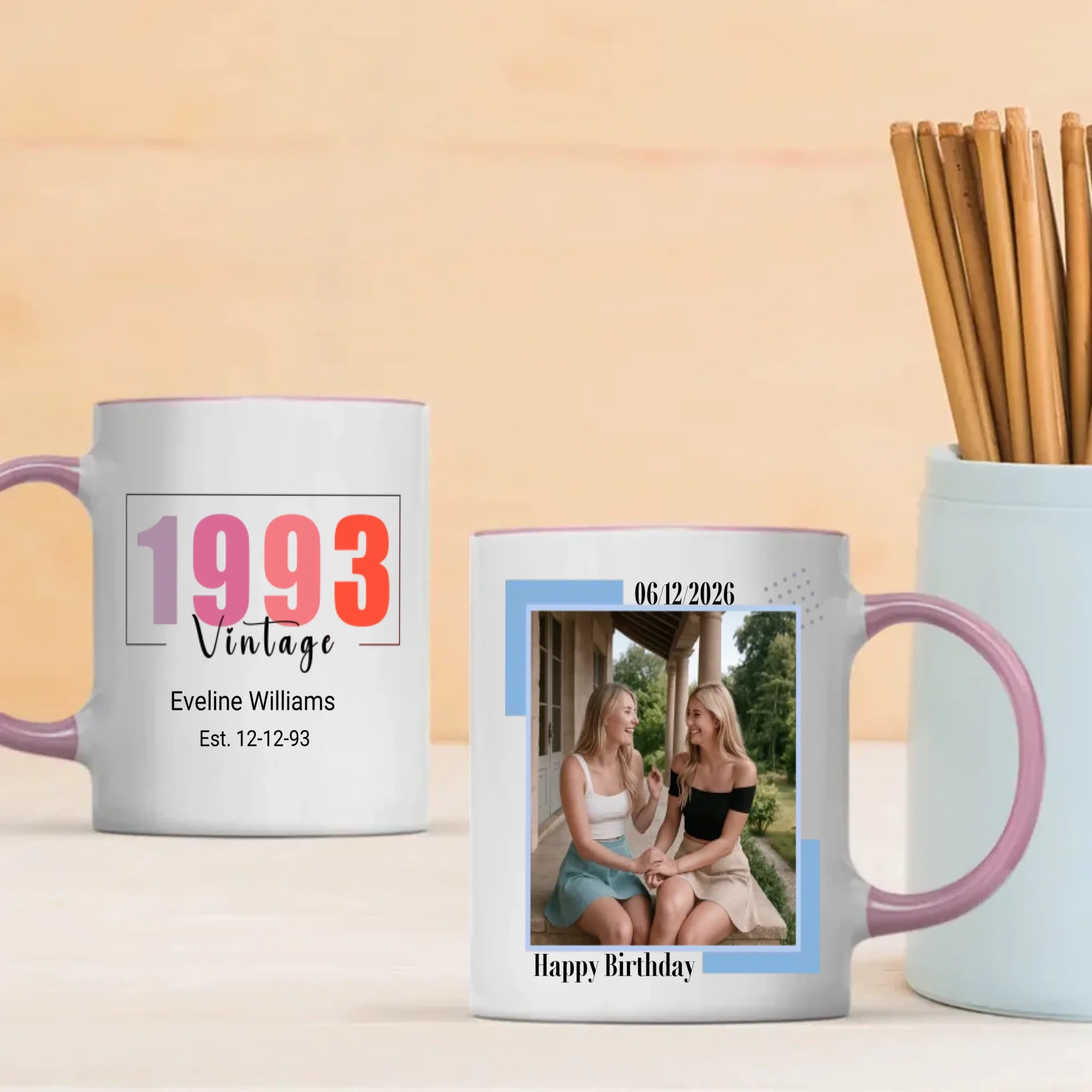 Happy Birthday Mug – Fun & Custom Gift for 1993 Born - 89Prints