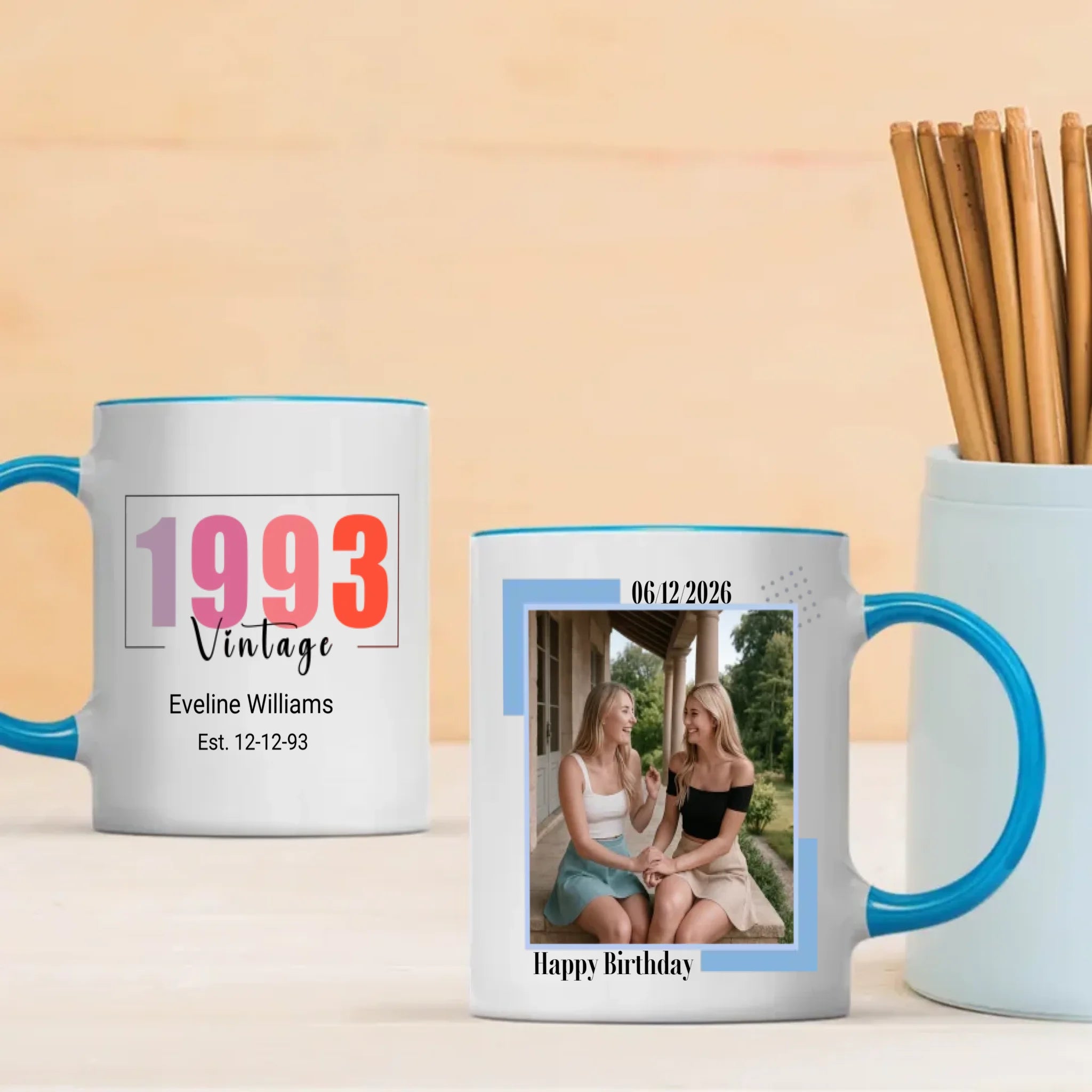 Happy Birthday Mug – Fun & Custom Gift for 1993 Born - 89Prints
