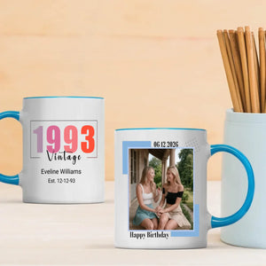 Happy Birthday Mug – Fun & Custom Gift for 1993 Born - 89Prints