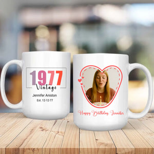 Retro 1977 Mug – Classic Vintage Birthday Gift for Dad – 89Prints