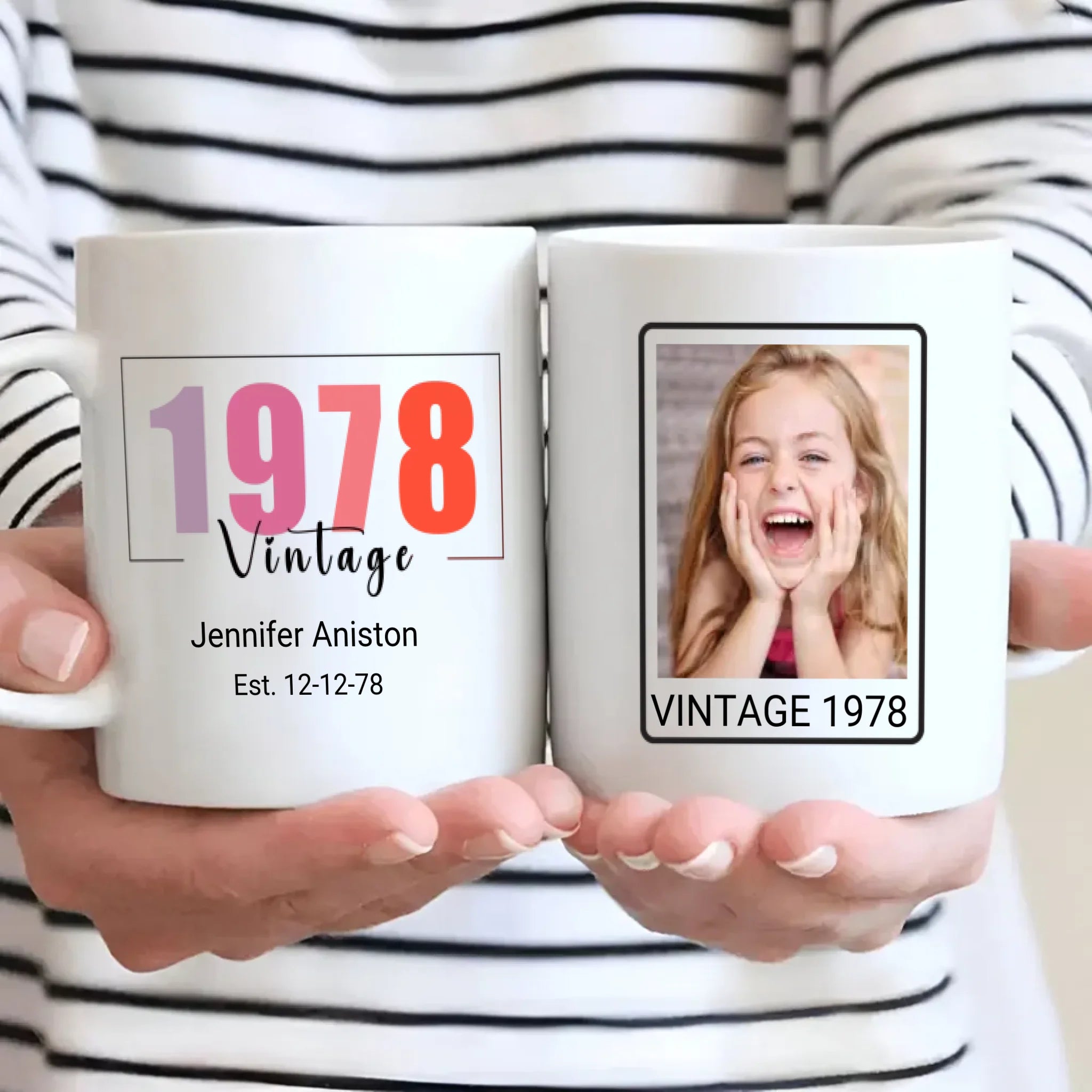 Vintage 1978 Birthday Mug – Custom Gift for Her – 89Prints