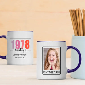 Vintage 1978 Birthday Mug – Custom Gift for Her – 89Prints