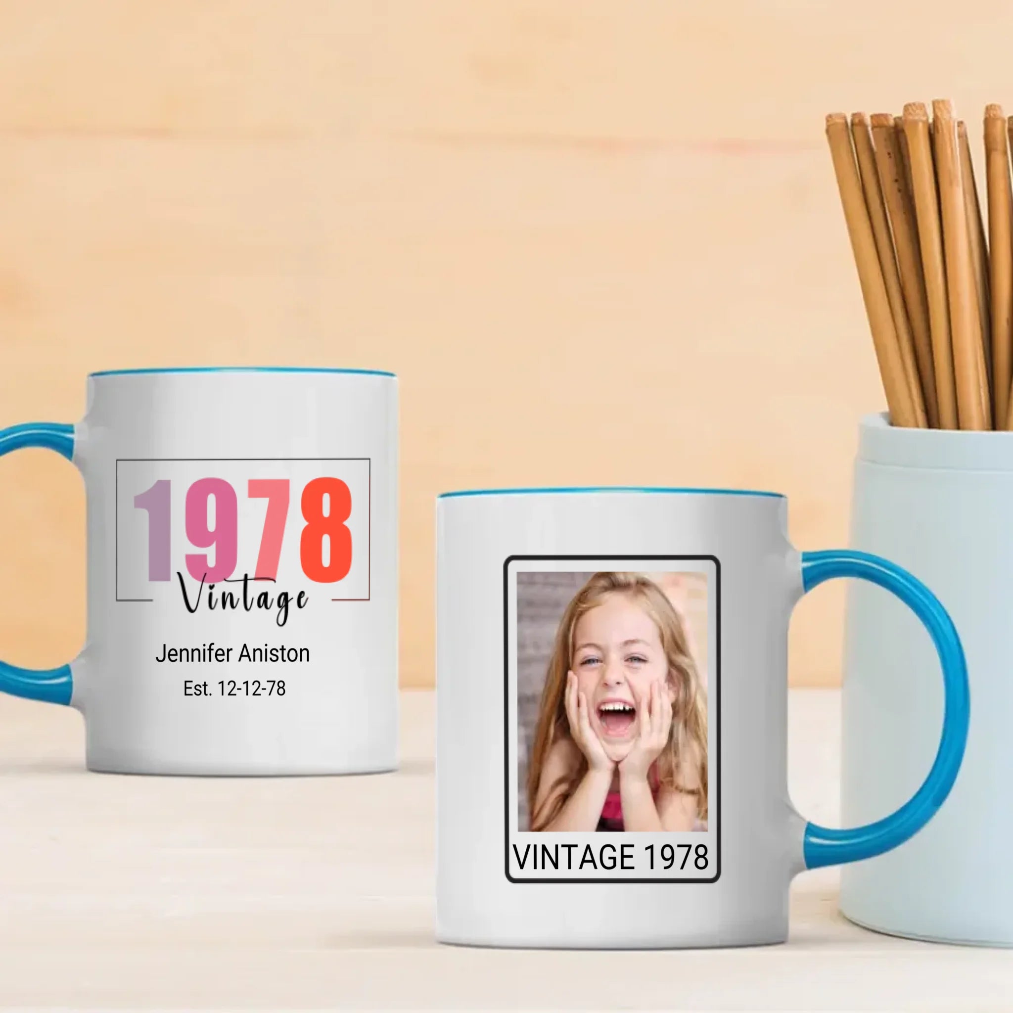 Vintage 1978 Birthday Mug – Custom Gift for Her – 89Prints
