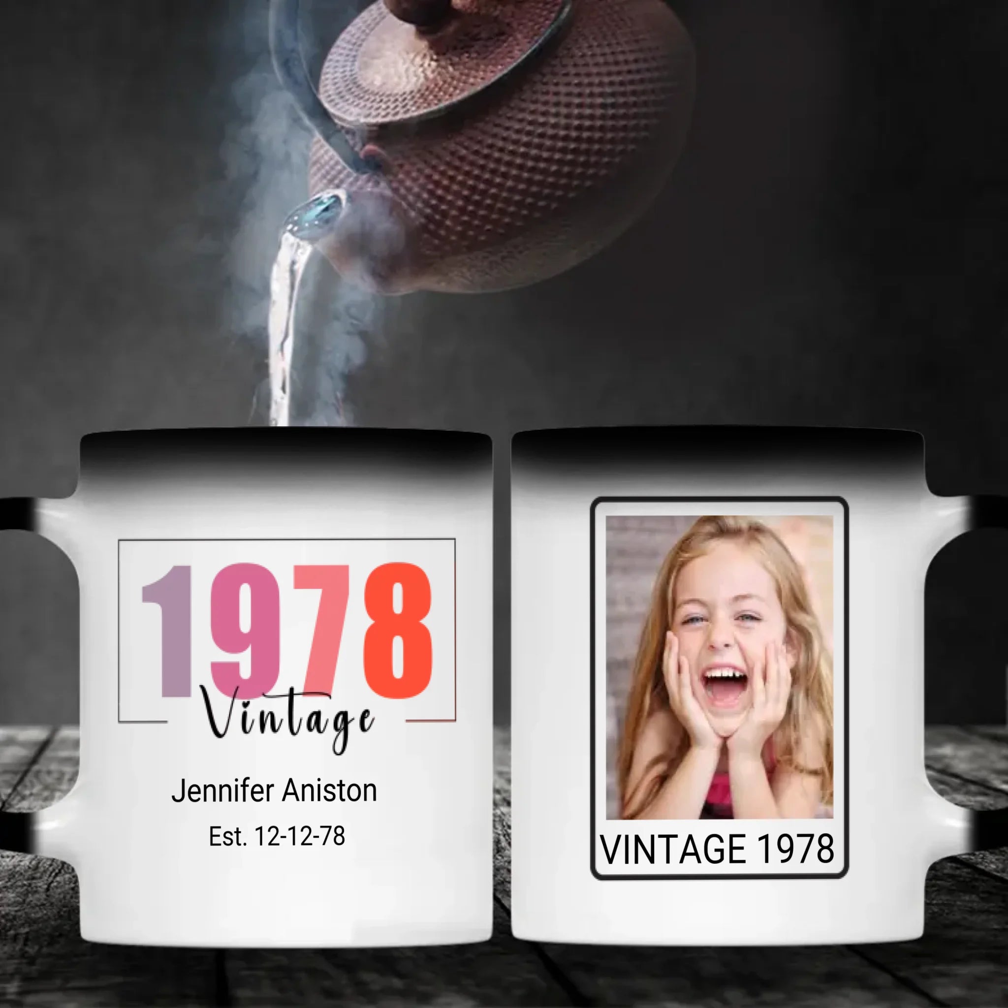 Vintage 1978 Birthday Mug – Custom Gift for Her – 89Prints