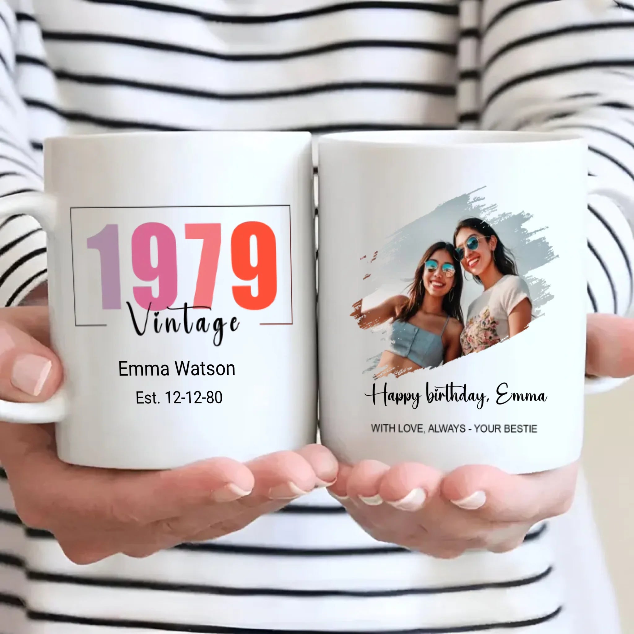 Born in 1979 Mug – Personalized Birthday Gift – 89Prints