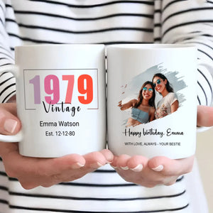 Born in 1979 Mug – Personalized Birthday Gift – 89Prints