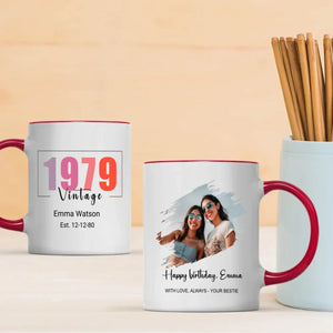 Born in 1979 Mug – Personalized Birthday Gift – 89Prints