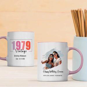 Born in 1979 Mug – Personalized Birthday Gift – 89Prints