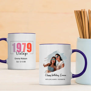 Born in 1979 Mug – Personalized Birthday Gift – 89Prints