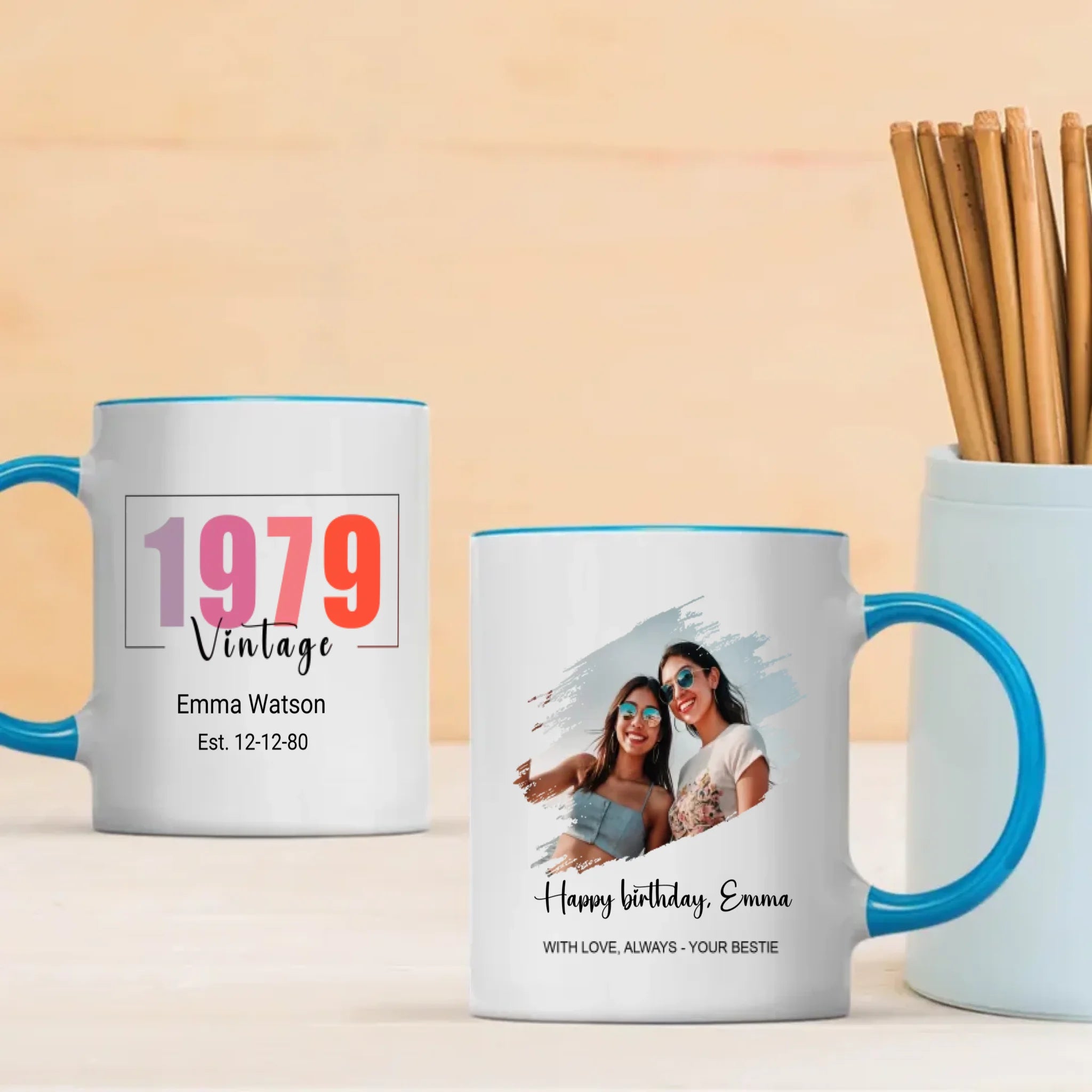 Born in 1979 Mug – Personalized Birthday Gift – 89Prints
