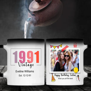 Happy Birthday Mug – Custom Gift for 1991 Birthdays - 89Prints