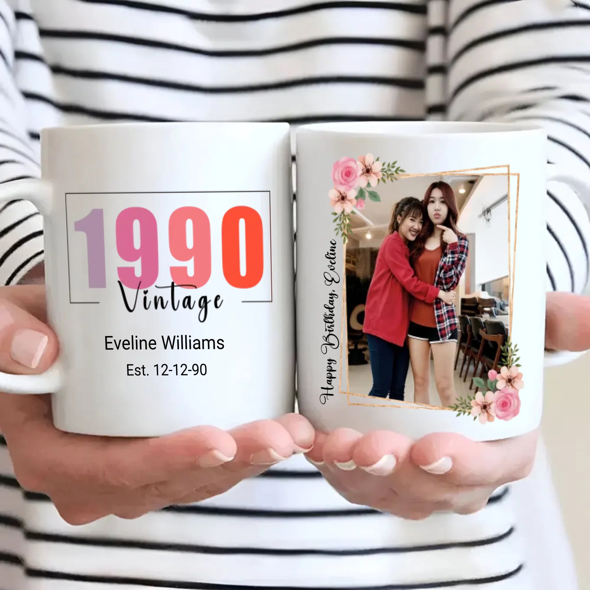 Happy Birthday Mug – Special Edition for 1990 Born - 89Prints