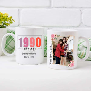 Happy Birthday Mug – Special Edition for 1990 Born - 89Prints