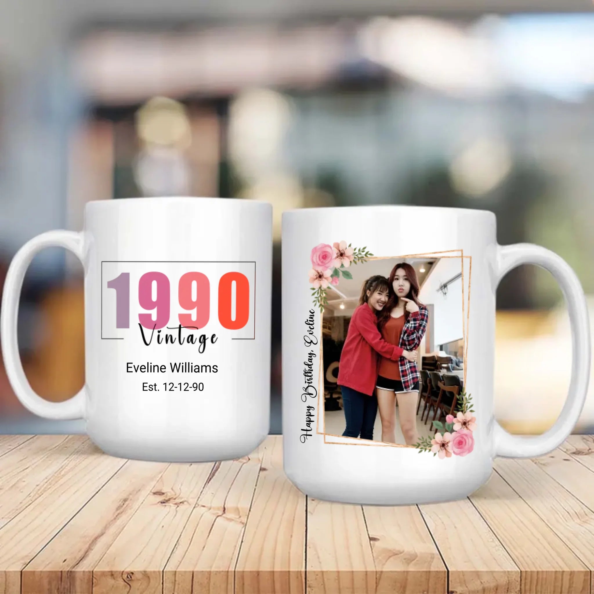 Happy Birthday Mug – Special Edition for 1990 Born - 89Prints