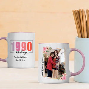 Happy Birthday Mug – Special Edition for 1990 Born - 89Prints