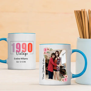 Happy Birthday Mug – Special Edition for 1990 Born - 89Prints