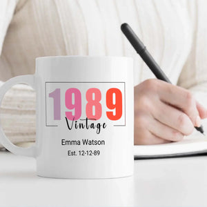 Vintage 1989 Mug – Birthday Gift Collectible – 89Prints