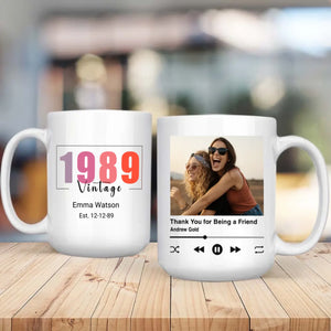 Vintage 1989 Mug – Birthday Gift Collectible – 89Prints