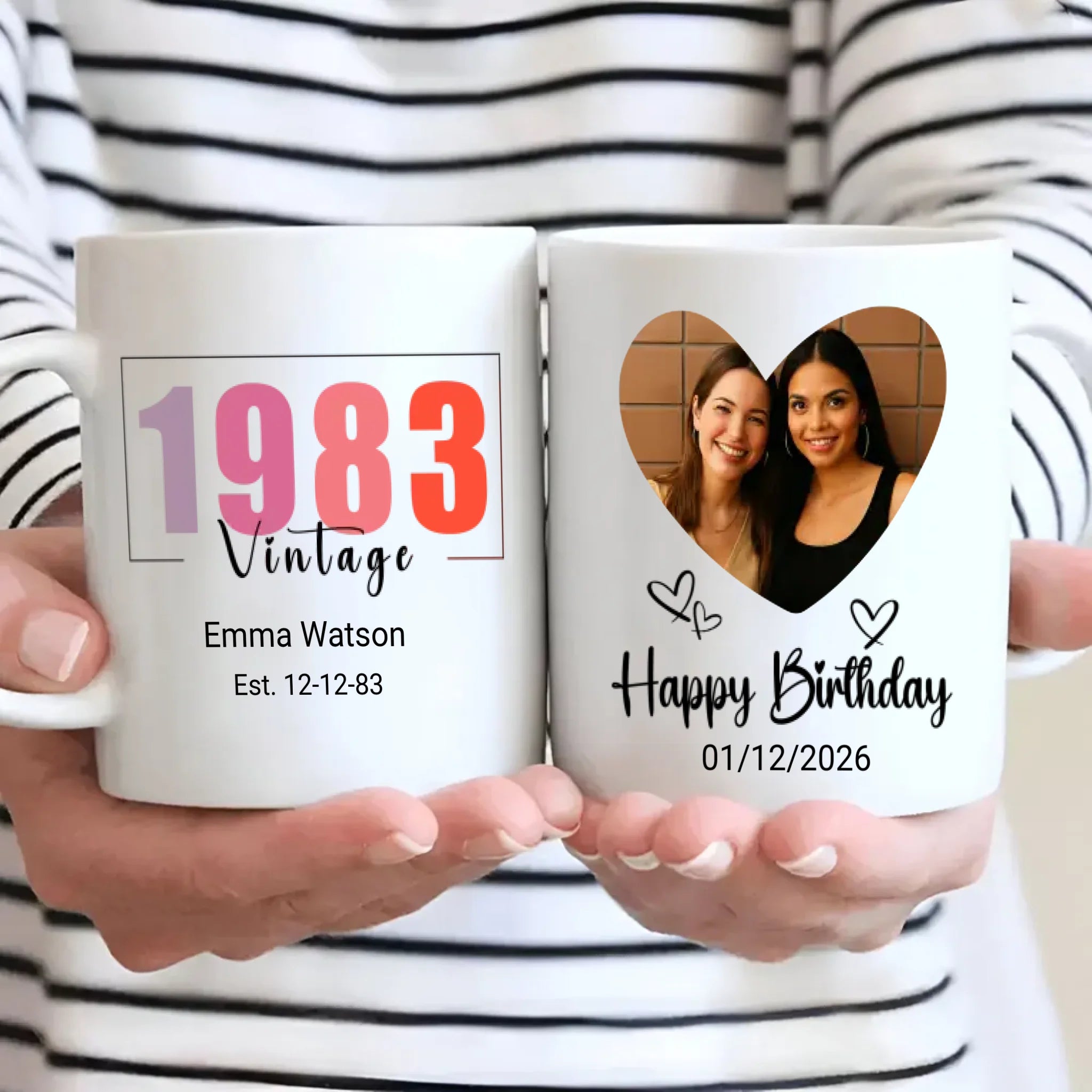 1983 Themed Birthday Mug – Classic Gift for Dad – 89Prints