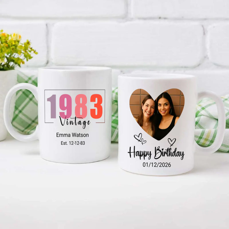1983 Themed Birthday Mug – Classic Gift for Dad – 89Prints