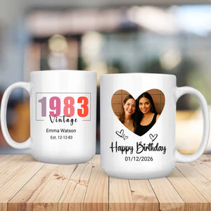 1983 Themed Birthday Mug – Classic Gift for Dad – 89Prints