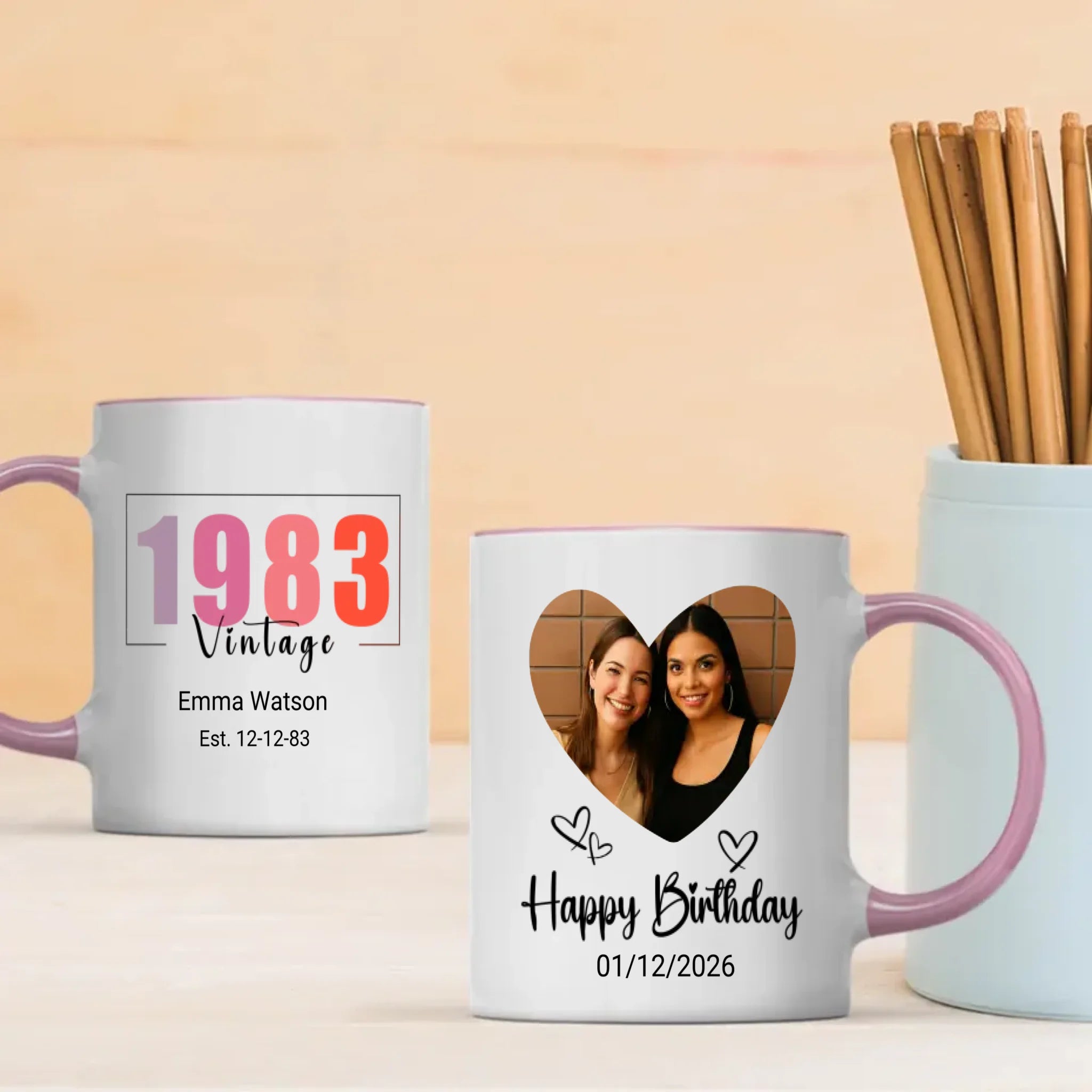 1983 Themed Birthday Mug – Classic Gift for Dad – 89Prints