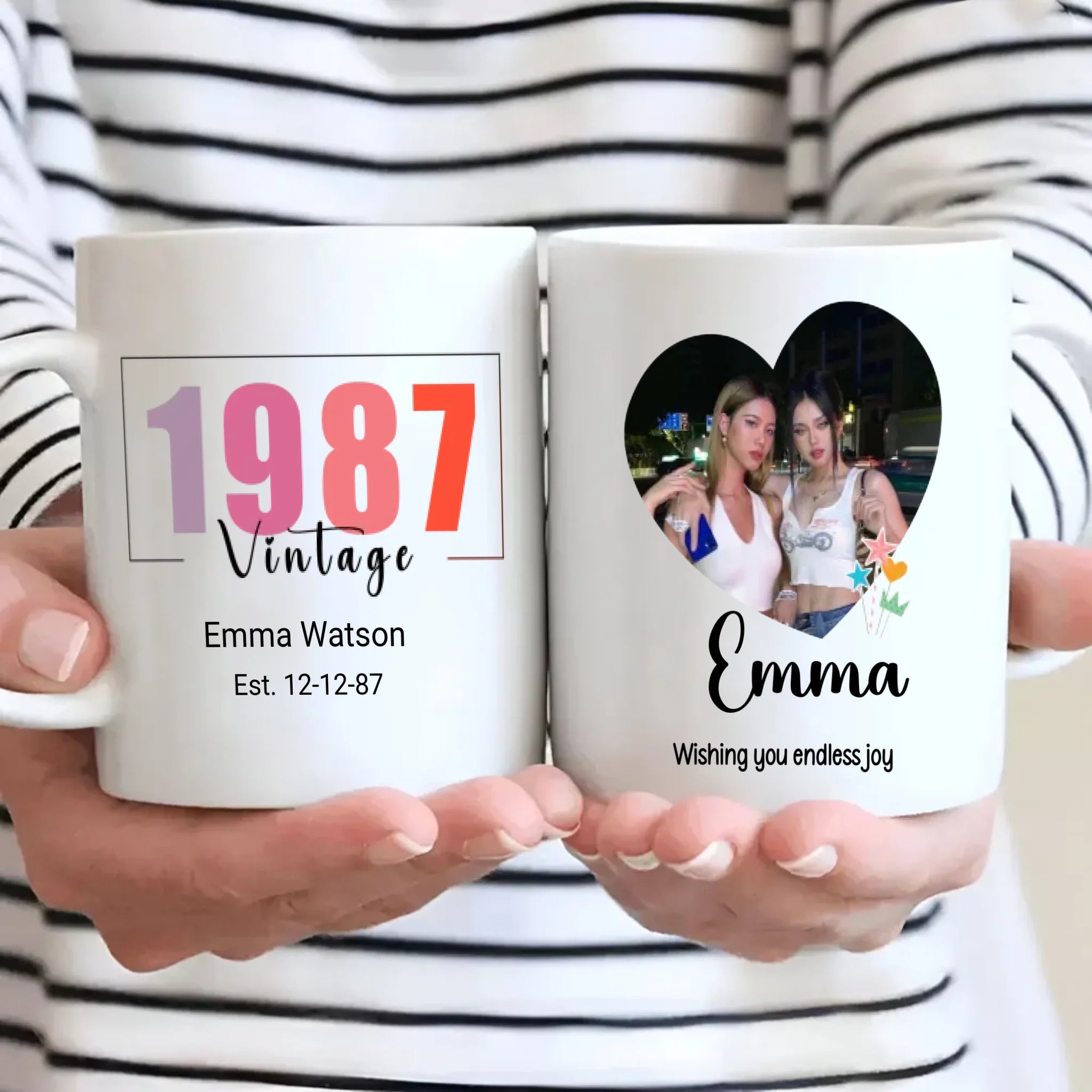 Born in 1987 Mug – Unique Birthday Keepsake – 89Prints