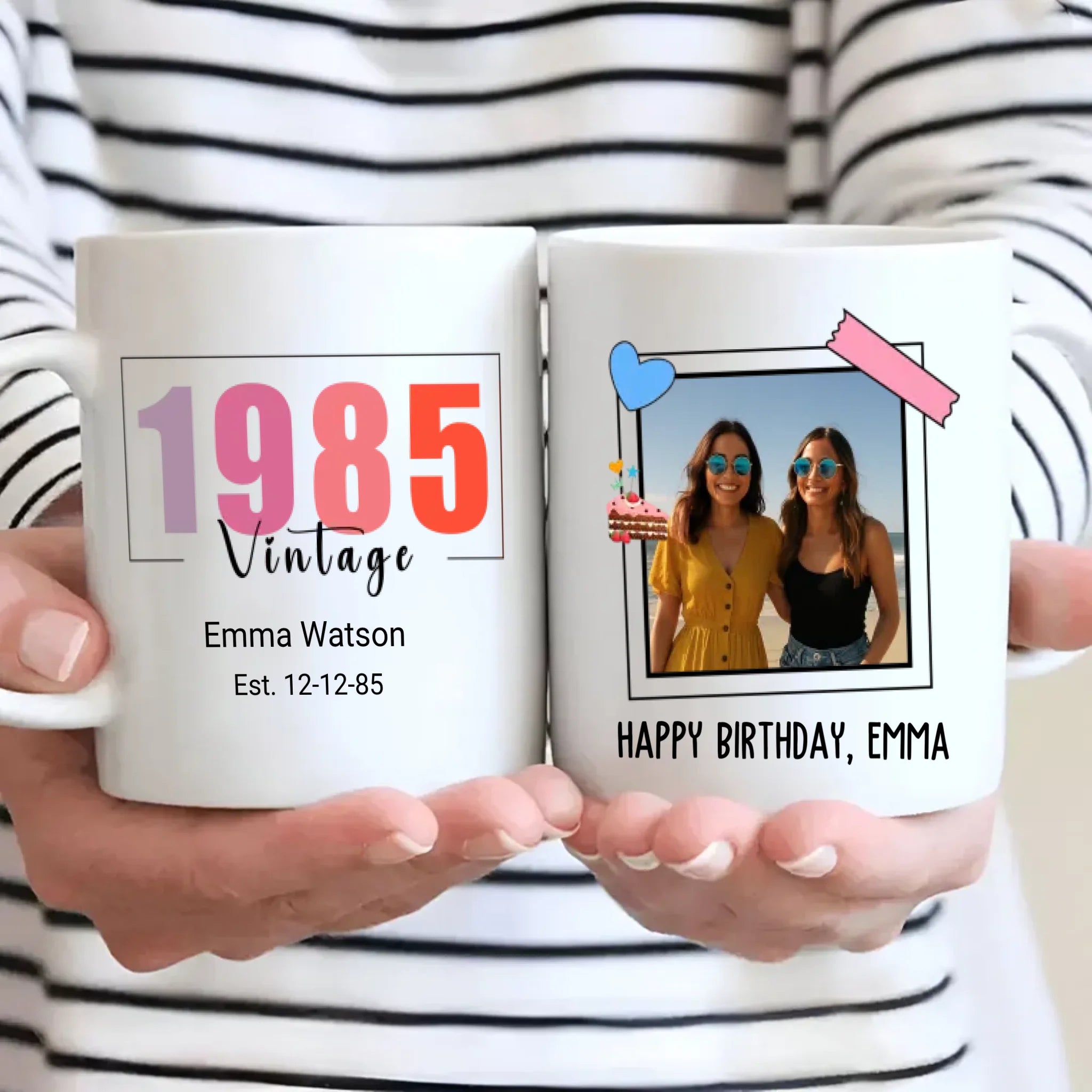 Classic Mug Born in 1985 – Vintage Birthday Gift – 89Prints
